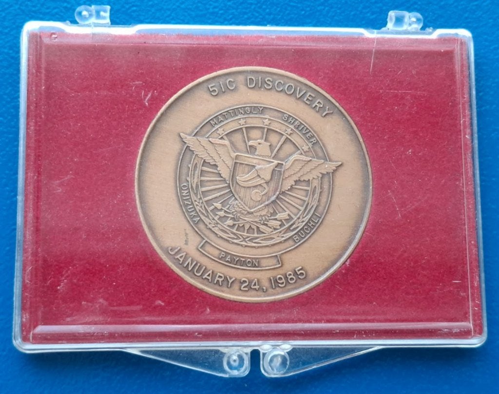 Vintage NASA 51C Discovery1e DOD Secret Mission - 1985, Verzenden, Brons, Buitenland
