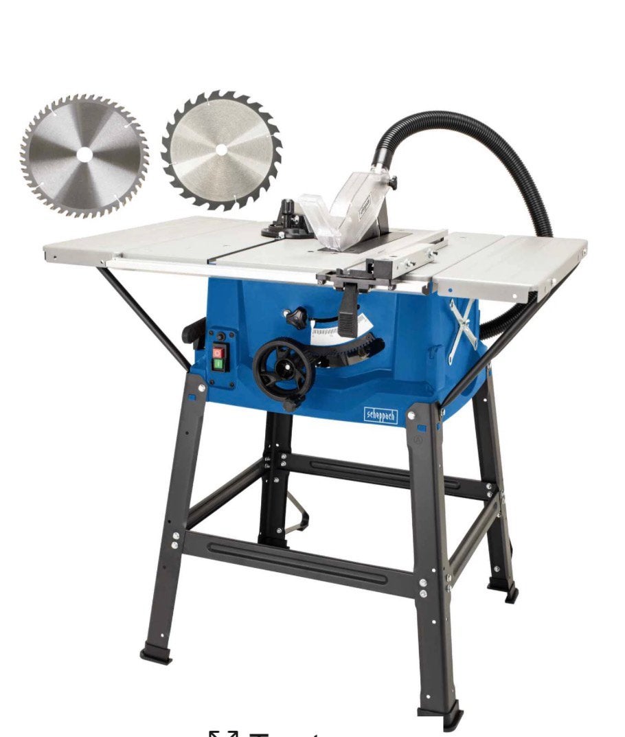 Scheppach HS100S tafelzaag – 2000W, Ophalen of Verzenden, Zo goed als nieuw
