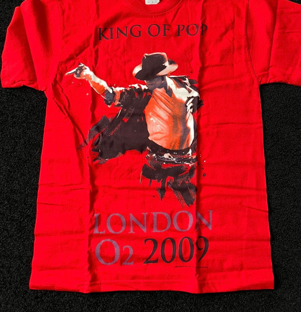 T-Shirt Michael Jackson King of Pop London O2 2009, Verzamelen, Muziek, Artiesten en Beroemdheden, Ophalen of Verzenden, Nieuw