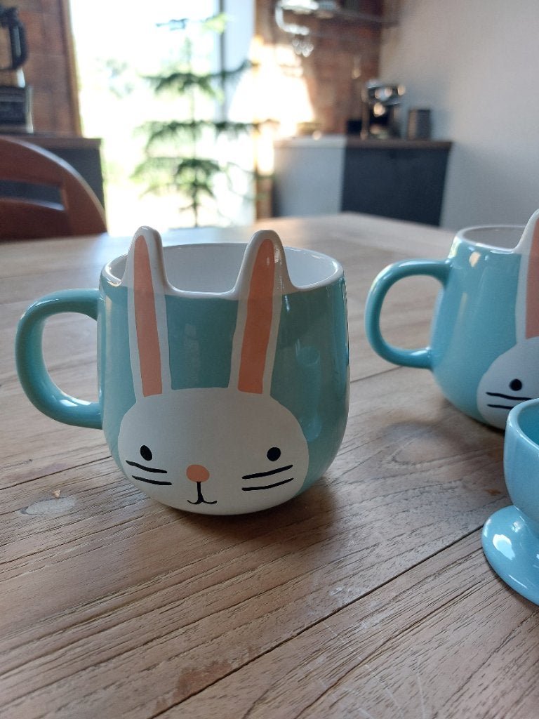 Set voor Pasen Hema mokken en eierdopjes, Ophalen of Verzenden, Nieuw