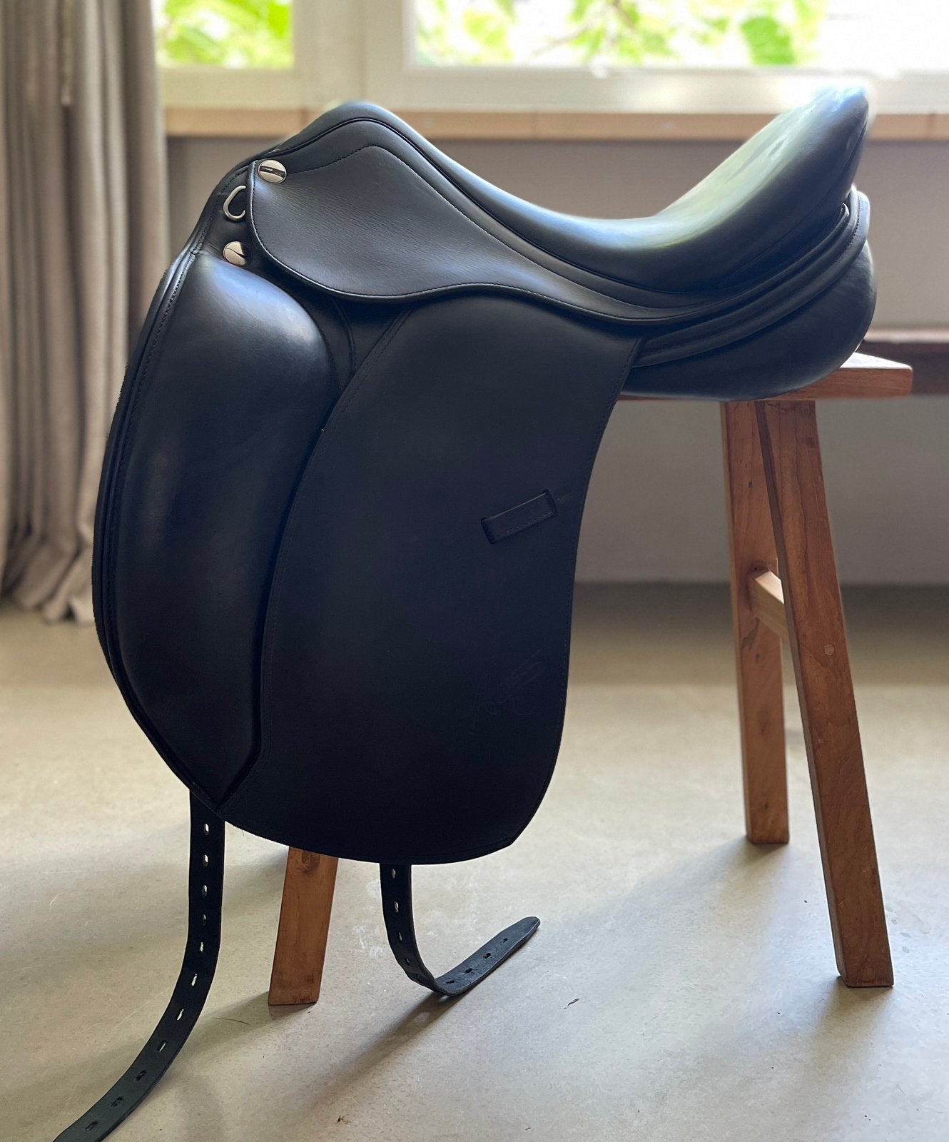 Erreplus Adelinde zadel 17”/boom33, Ophalen, Zachte zit, Gebruikt, Dressuur