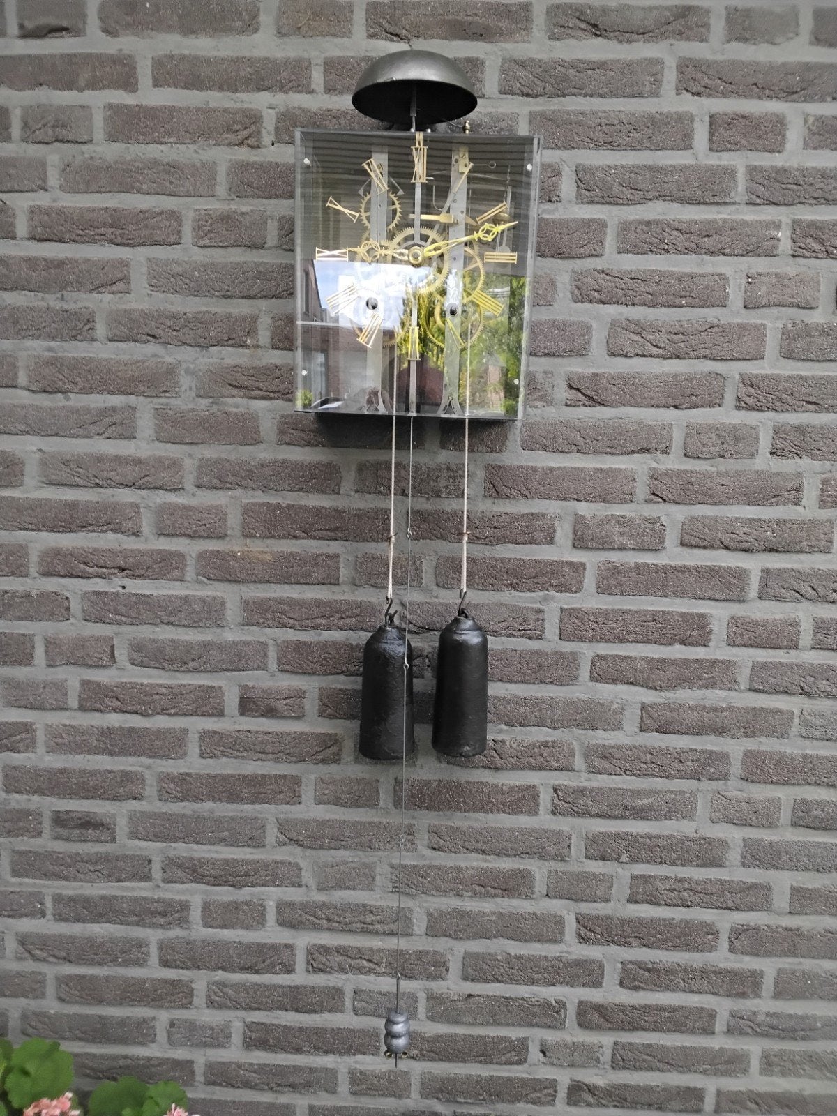 Prachtige en unieke skeletklok/comtoise klok, Ophalen of Verzenden