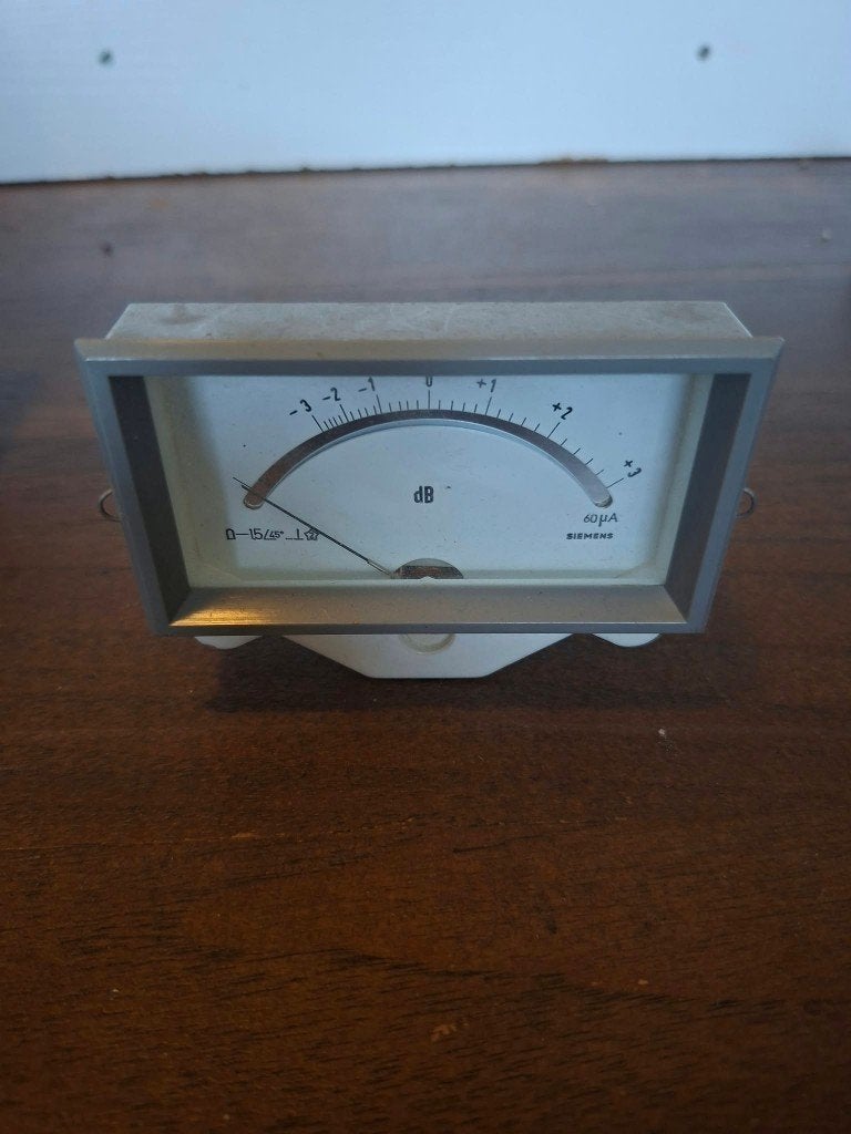 analoge inbouw-draaispoelmeter; merk Siemens, Ophalen of Verzenden, Zo goed als nieuw