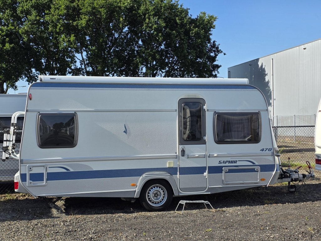 Fendt Saphir 470 F, Caravans en Kamperen, Caravans, Rondzit, Bedrijf, Overige typen, Tot en met 4
