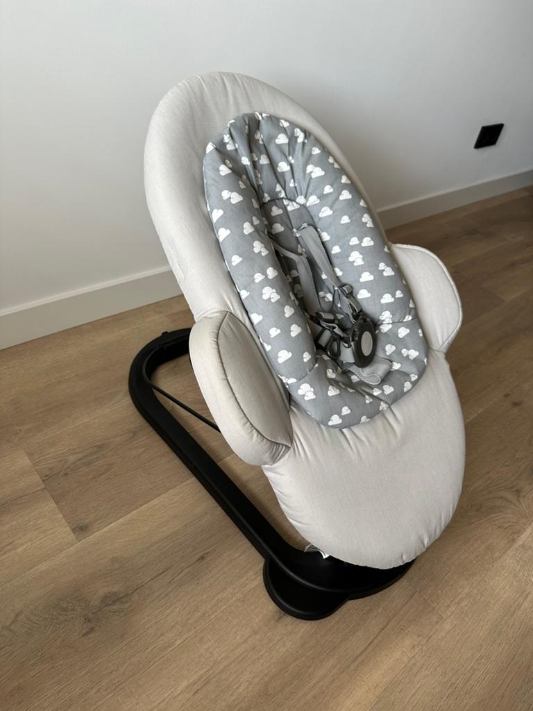 Stokke steps bouncer grijs, Kinderen en Baby's, Ophalen, Zo goed als nieuw