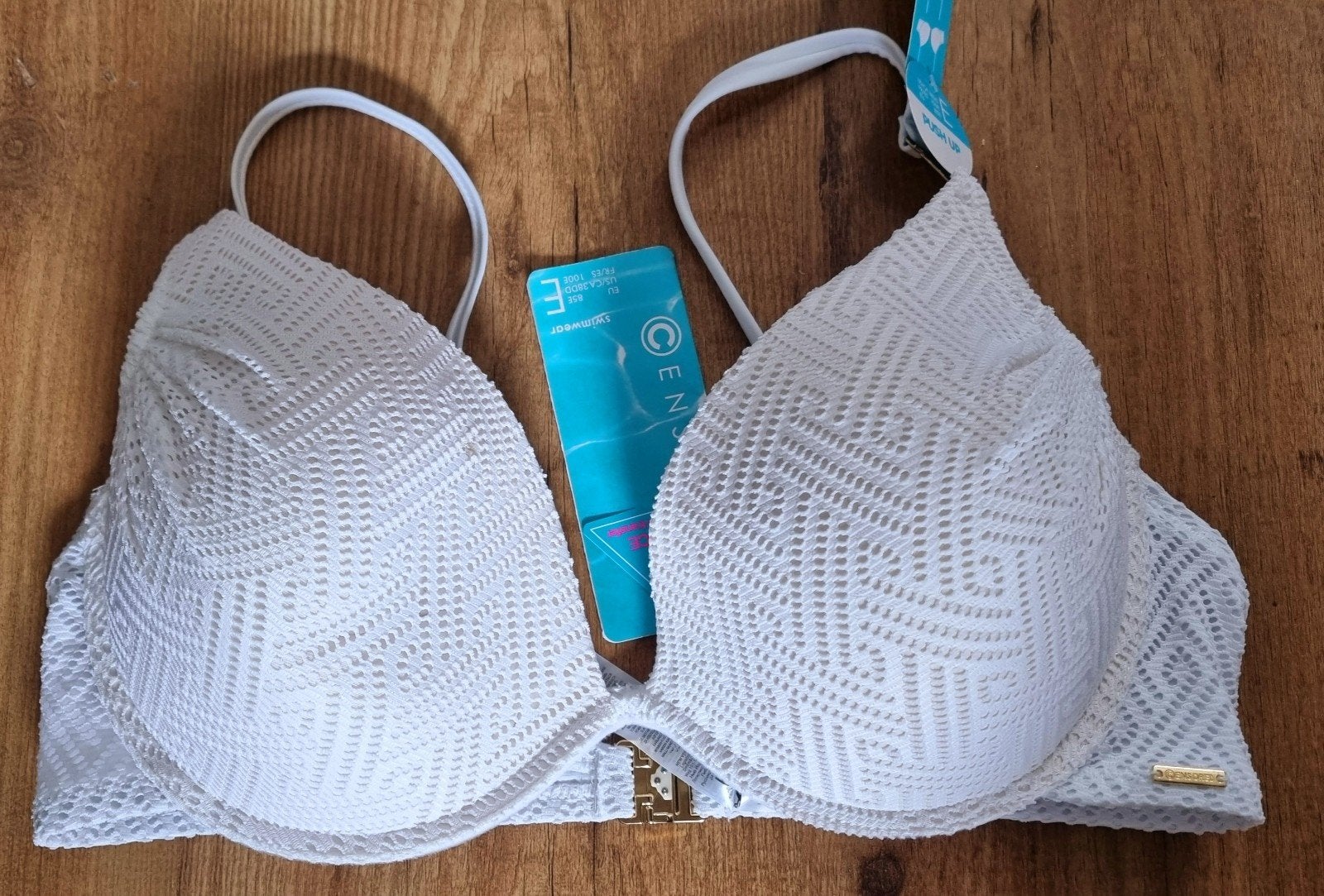 Nieuwe witte push-up bikinitop, maat 85E (3), Wit, Nieuw, Ophalen of Verzenden, Onbekend