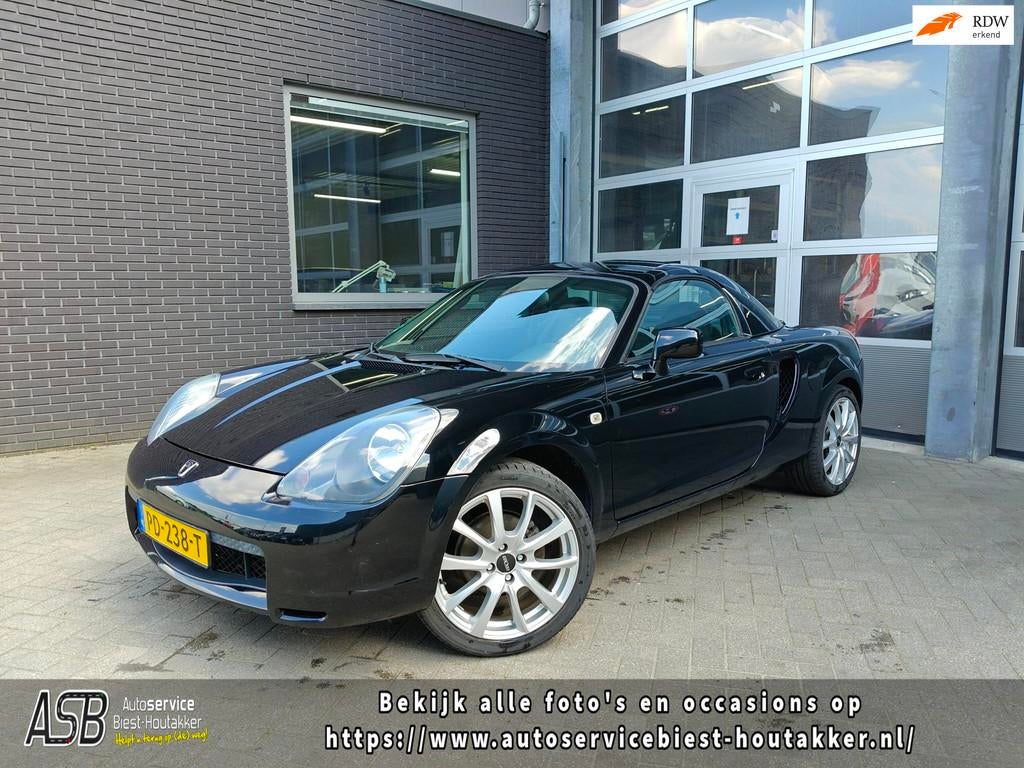 Toyota MR 2 1.8-16v VVT-i Sp.Ed. | Particuliere Verkoop | Ca, Auto's, Gebruikt, 4 cilinders, Cabriolet, Zwart