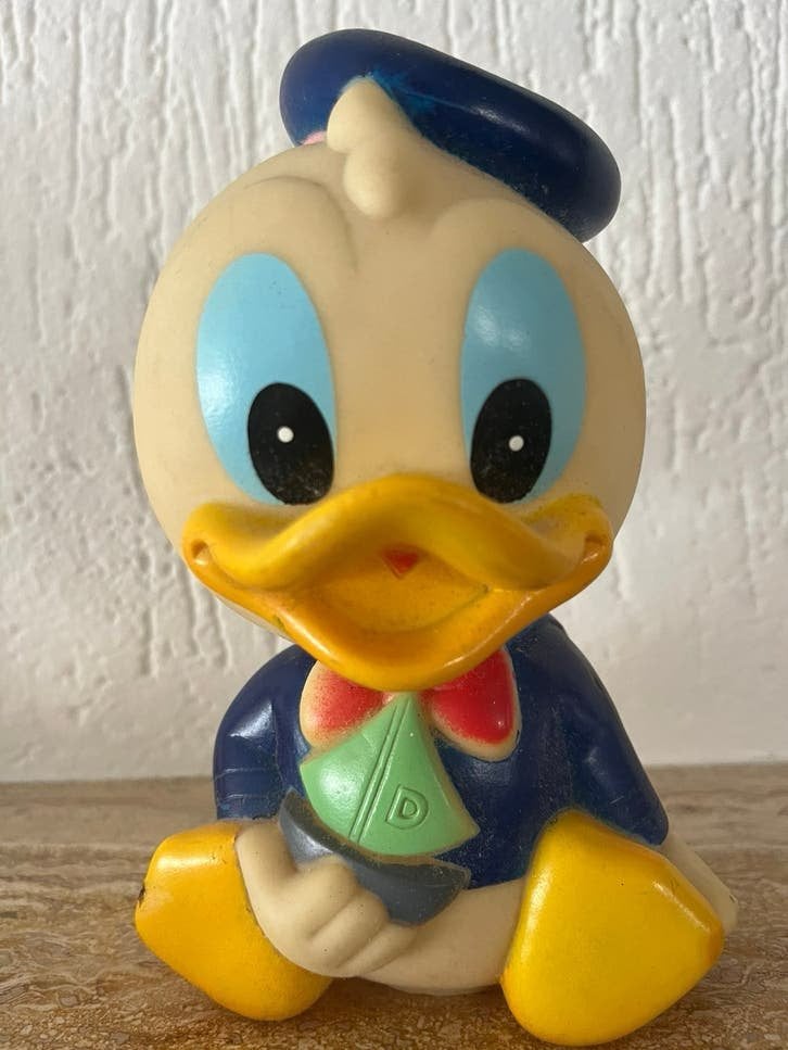 Disneyfiguren poppetjes, Ophalen of Verzenden, Donald Duck, Zo goed als nieuw, Beeldje of Figuurtje