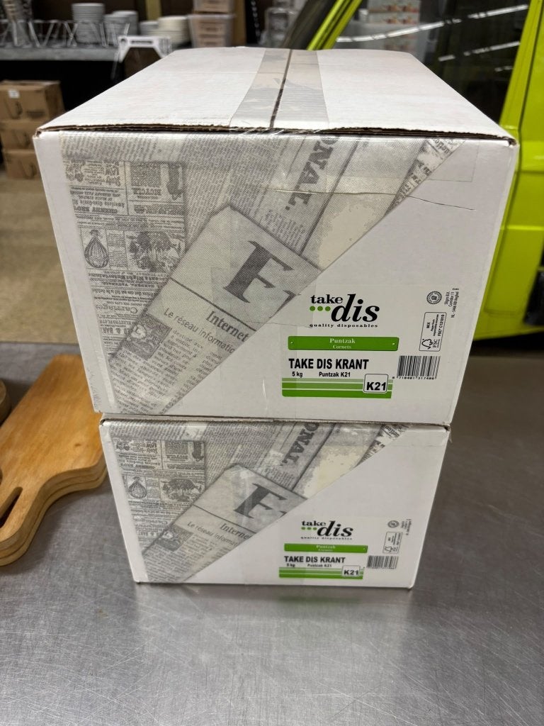 Take Dis Krant Puntzakken 5 kg K21, Ophalen, Nieuw
