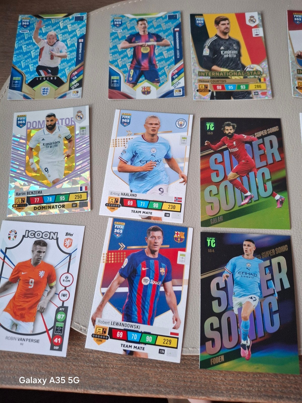 zeldzame voetbalkaarten panini  20 stuks, Ophalen, Zo goed als nieuw, Meerdere stickers