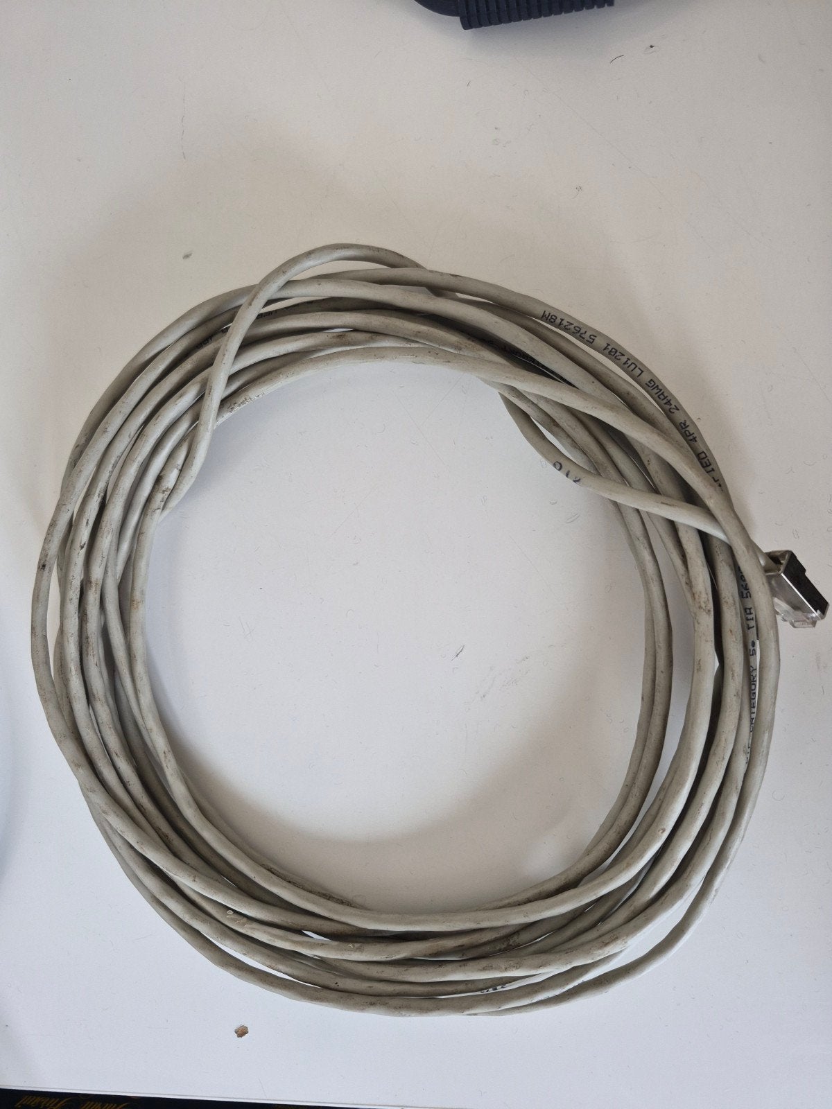 Gebruikte UTP-kabel - Categorie 5e - Grijs, Ophalen of Verzenden