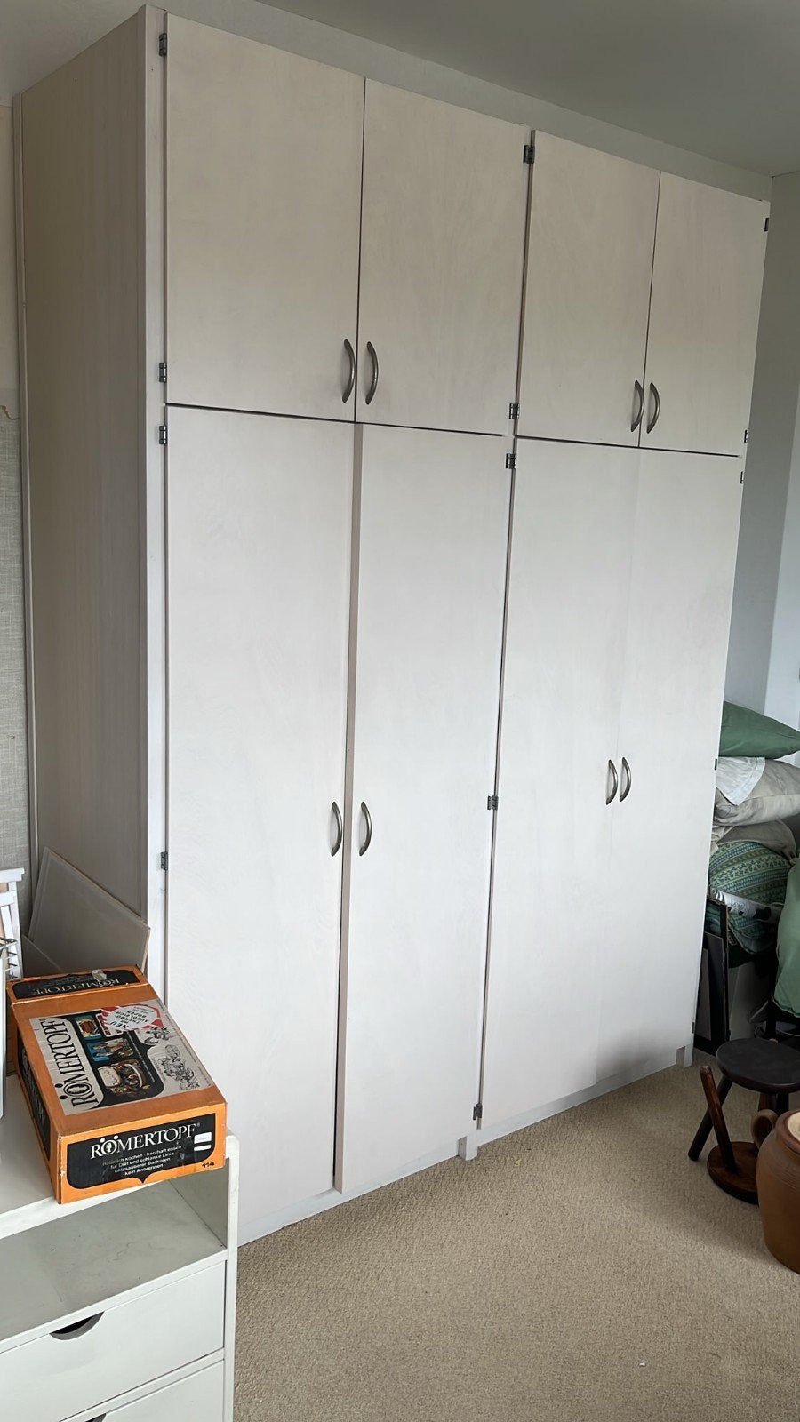 Lundia wit kledingkast opbergkast garderobe kast Hoog 230 cm, Huis en Inrichting, Kasten | Kledingkasten, Gebruikt, 200 cm of meer