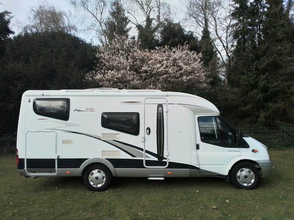 Mooie Hobby Camper met weinig km en Enkele Bedden, Particulier, Half-integraal, Hobby
