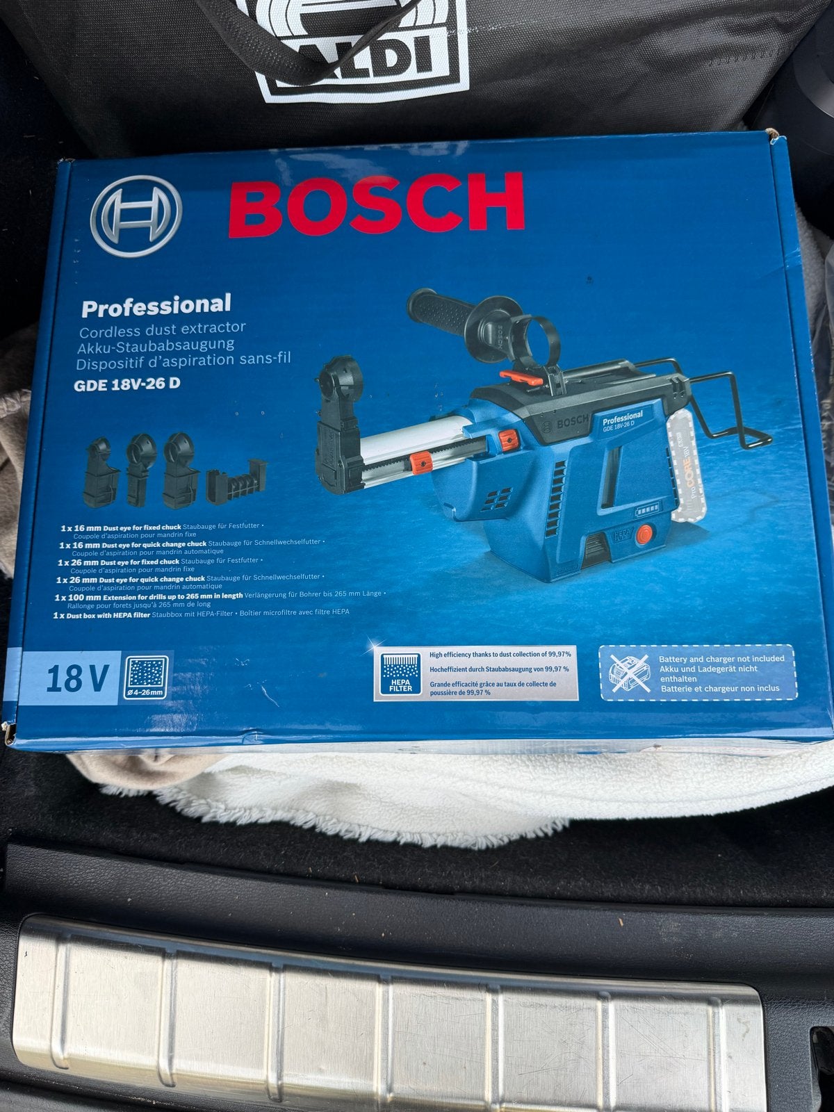 Bosch Professional GDE 18V-26 D Accu-Stofafzuiging, Ophalen of Verzenden, Nieuw, Overige typen