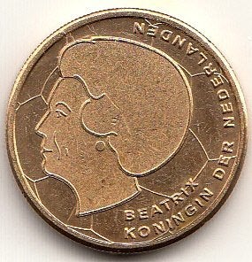 Beatrix - 5 gulden EK 2000 UNC-, Postzegels en Munten, Ophalen of Verzenden, Koningin Beatrix, 5 gulden