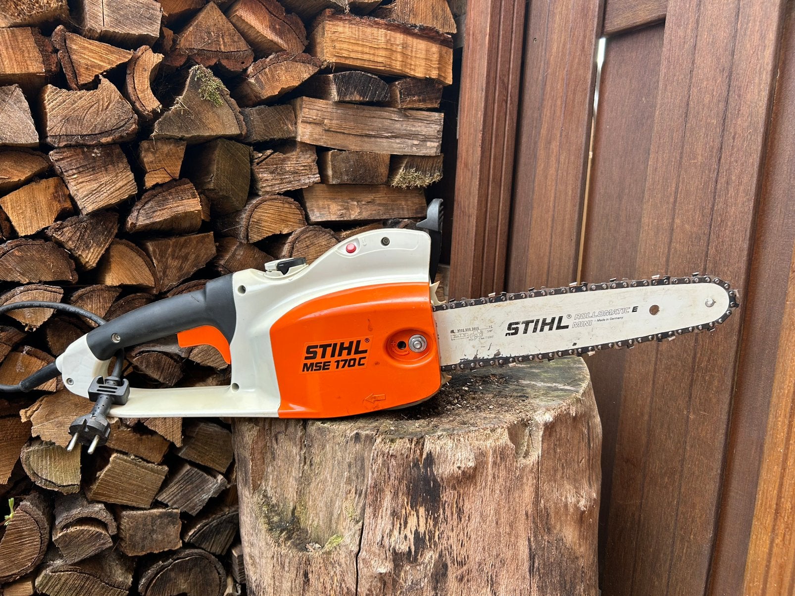 Stihl MSE 170C elektrische kettingzaag, Tuin en Terras, Hand-tuingereedschap, Ophalen of Verzenden, Gebruikt, Overige soorten