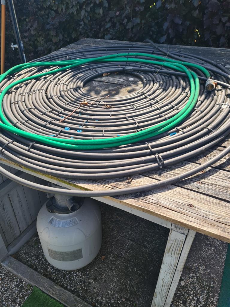 Tyleenslang 16mm voor zwembadverwarming, Ø 1.2m, Ophalen, Gebruikt, Verwarming