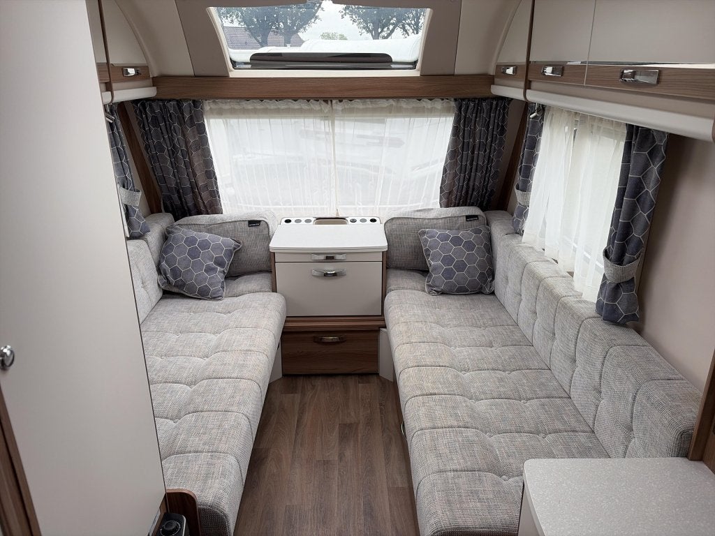 Sprite Alpine Sport 370 EK Unico luifel/Fietsendr., Caravans en Kamperen, Caravans, Standaardzit, Tot en met 2, Bedrijf, 750 - 1000 kg