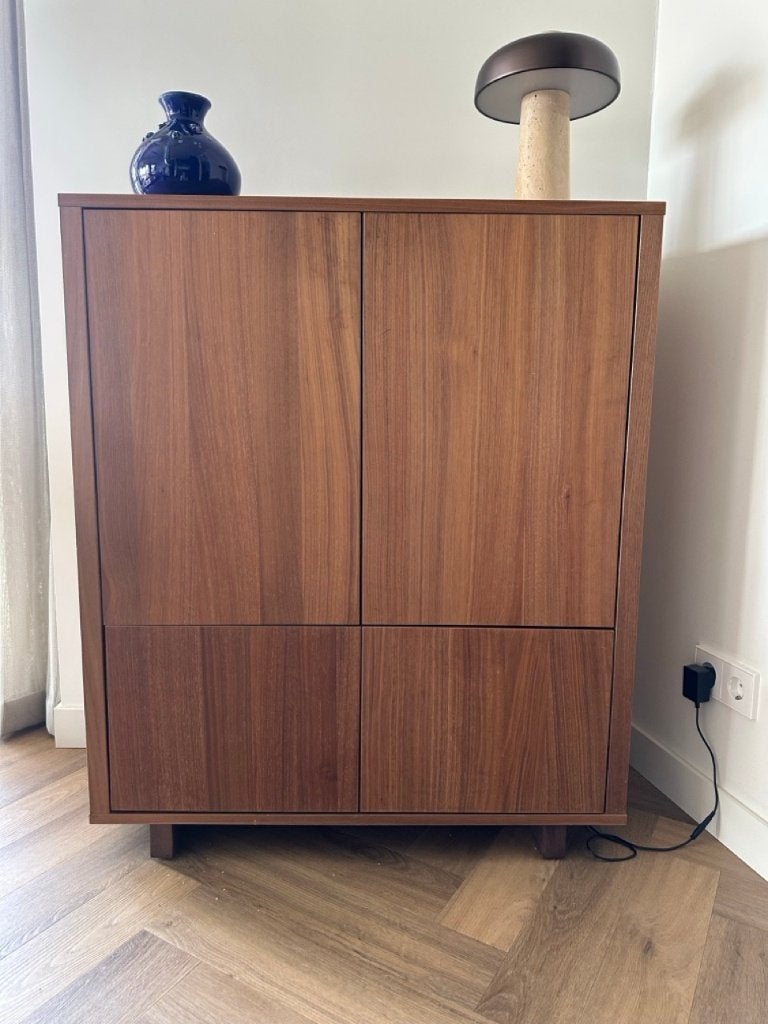 Ikea dressoir stockholm met 2 lades, Ophalen, Met plank(en), Gebruikt, 150 tot 200 cm