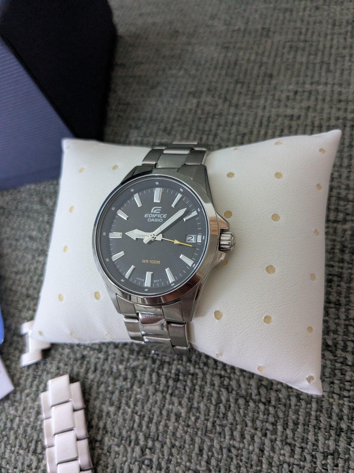Casio EFV-110-D Edifice Quartz horloge collectorsitem 35mm, Sieraden, Tassen en Uiterlijk, Horloges | Heren, Zo goed als nieuw