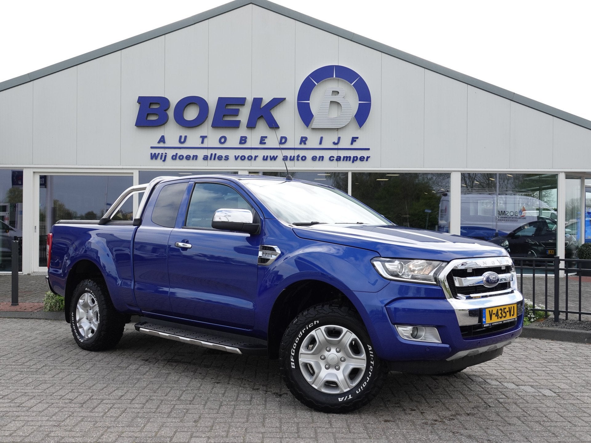 Ford Ranger 2.2 TDCi 160PK AUTOM. Limited Supercab TREKH. |, Auto's, Ford, Gebruikt, Euro 6, Leder en Stof, Origineel Nederlands