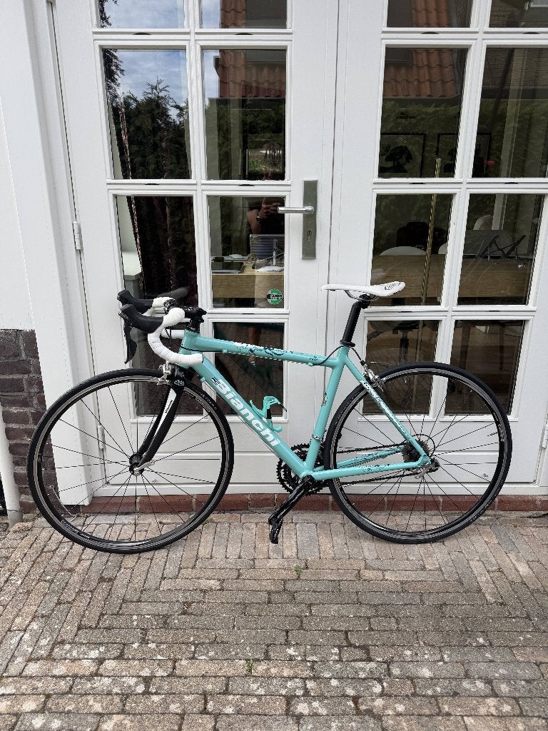 Bianchi Dama Bianca Elle, Fietsen en Brommers, Fietsen | Racefietsen, 28 inch, Velgrem, Aluminium, 49 tot 53 cm