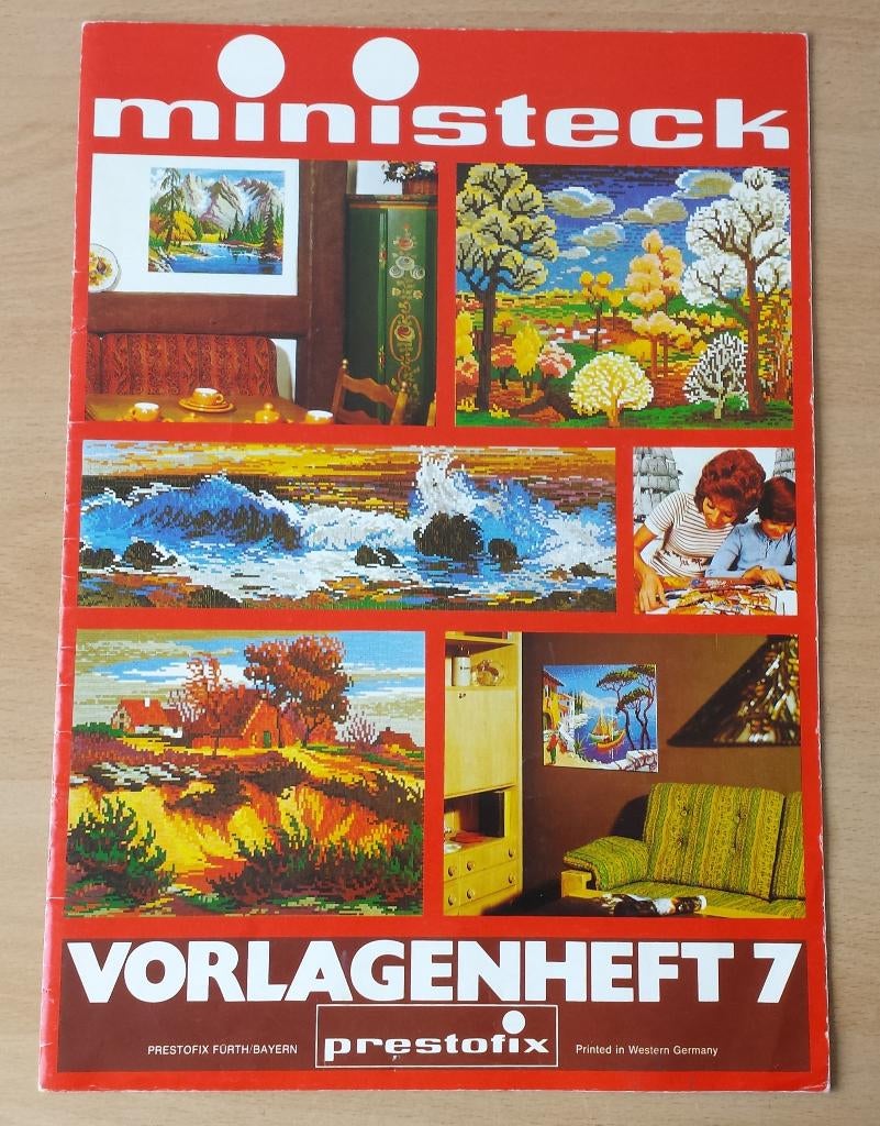 Ministeck - Voorbeeldboek nr. 7 - Elf Landschappen, Hobby en Vrije tijd, Ministeck, Gebruikt, Voorbeeldboek, Ophalen of Verzenden