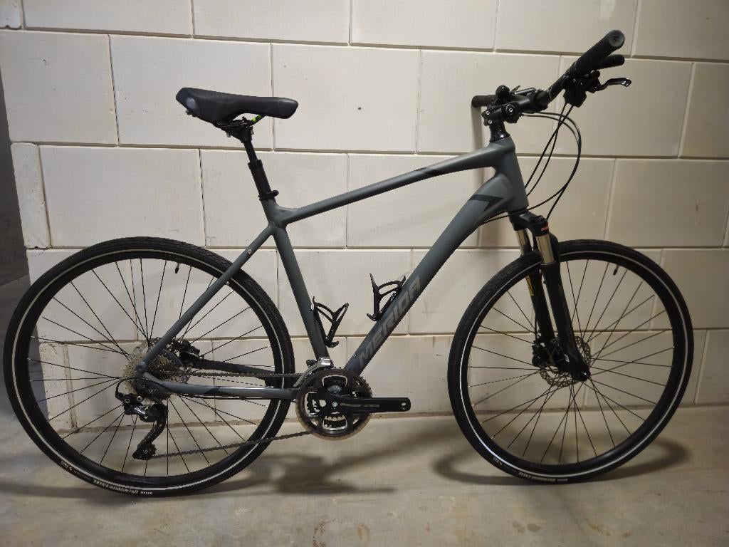 Merida Crossway 300 Hybride/Crossfiets, 28 inch, Vering, Zo goed als nieuw, Meer dan 20 versnellingen