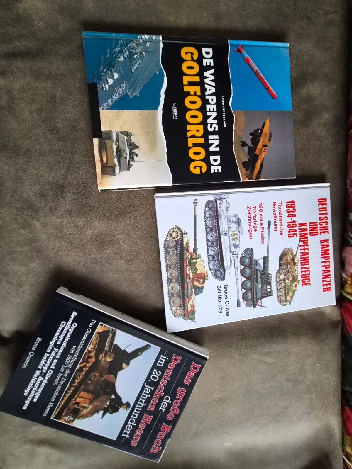 Militaria Boeken:Golfoorlog, Duitse Tank & Leger Geschiedeni, Ophalen, Tweede Wereldoorlog, Gelezen, Algemeen