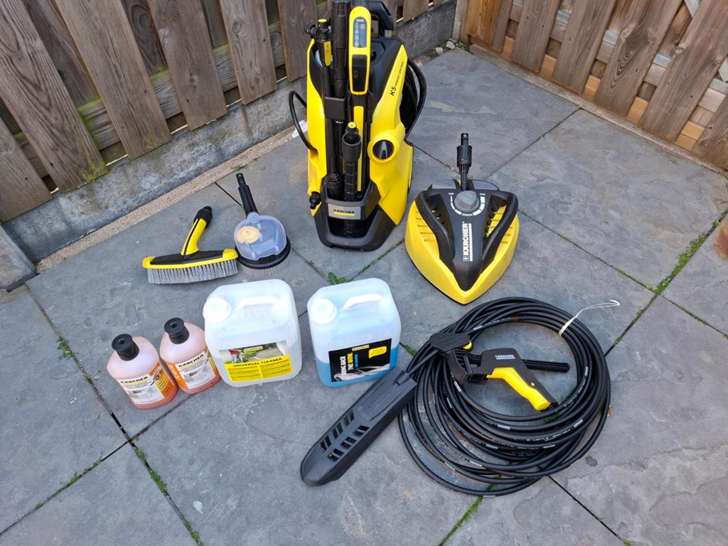 Karcher K5 Power Control home & car komplete set en meer., Ophalen, Karcher K5 power control car & home, Elektrisch, Met regelbare waterdruk