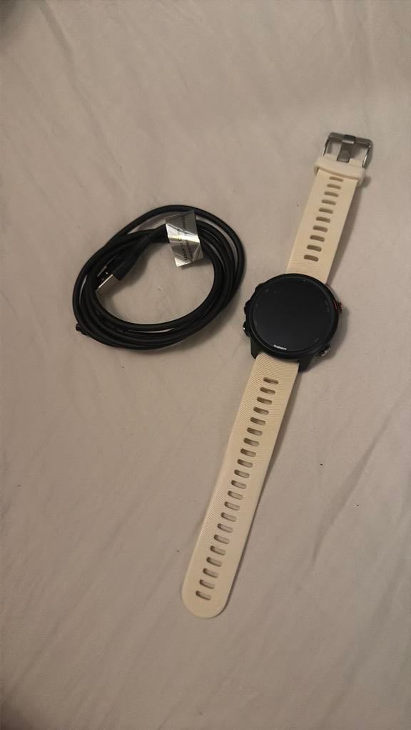 Garmin 245 music, Sieraden, Tassen en Uiterlijk, Sporthorloges, Gebruikt, Zwart, Ophalen of Verzenden, Waterdicht