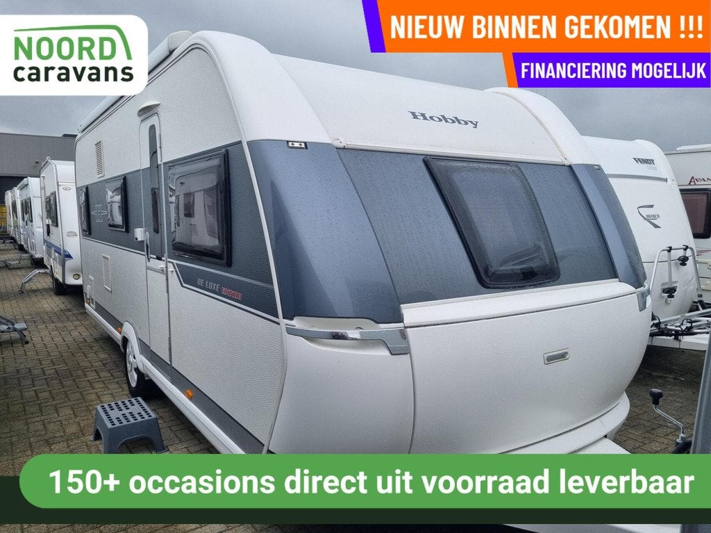 Hobby 545 KMF de luxe edition STAPELBED + MOVER + AUTARK, Caravans en Kamperen, Caravans, Rondzit, Hobby, 7 tot 8 meter, Bedrijf
