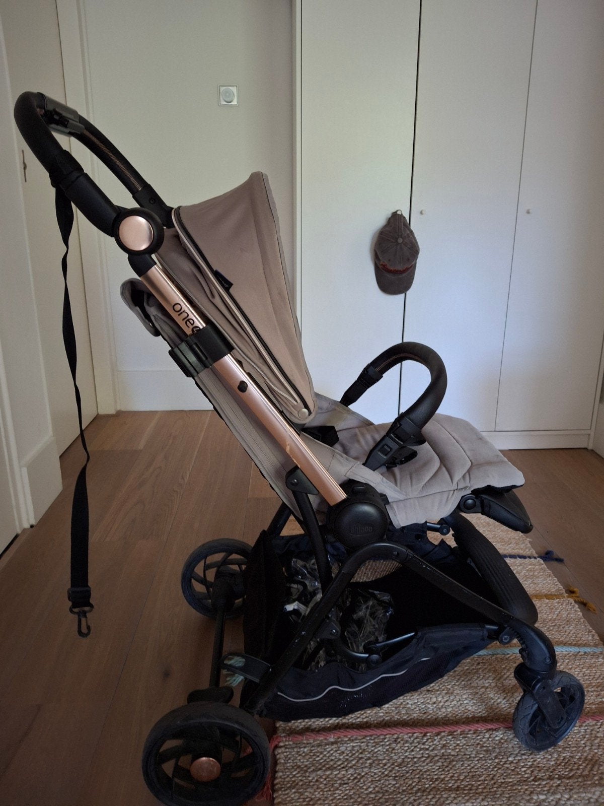 Chicco One4Ever Combiwagen met voetenzak en regenhoes, Zo goed als nieuw, Combiwagen, Met reiswieg, Ophalen