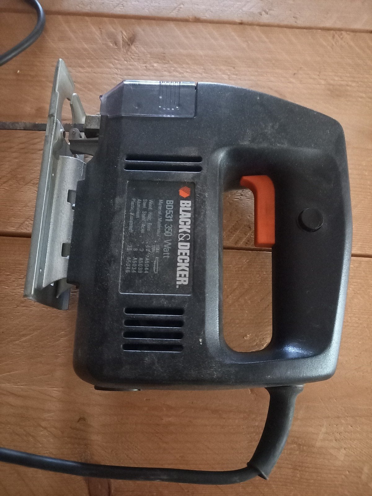 Black & Decker decoupeerzaag, Doe-het-zelf en Verbouw, Gereedschap | Zaagmachines, Ophalen, Gebruikt, Decoupeerzaag, 30 tot 70 mm