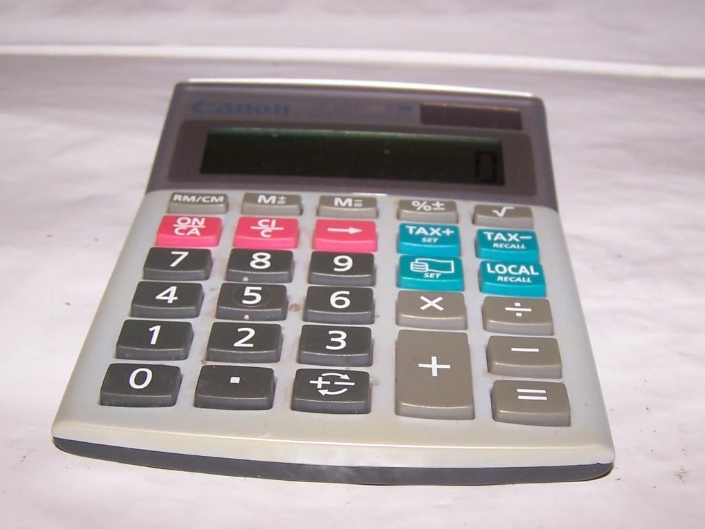 Vintage Canon LS-103TC rekenmachine. Izgs., Verzamelen, Elektronische Apparatuur, Ophalen of Verzenden, Overige typen