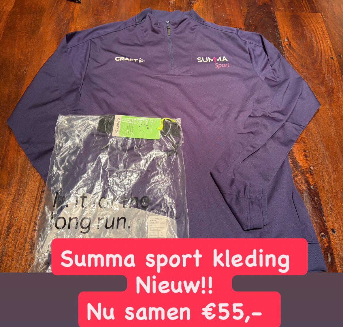 SUMMA SPORT KLEDING NIEUW!!, Kleding | Heren, Craft, Blauw, Nieuw, Overige maten