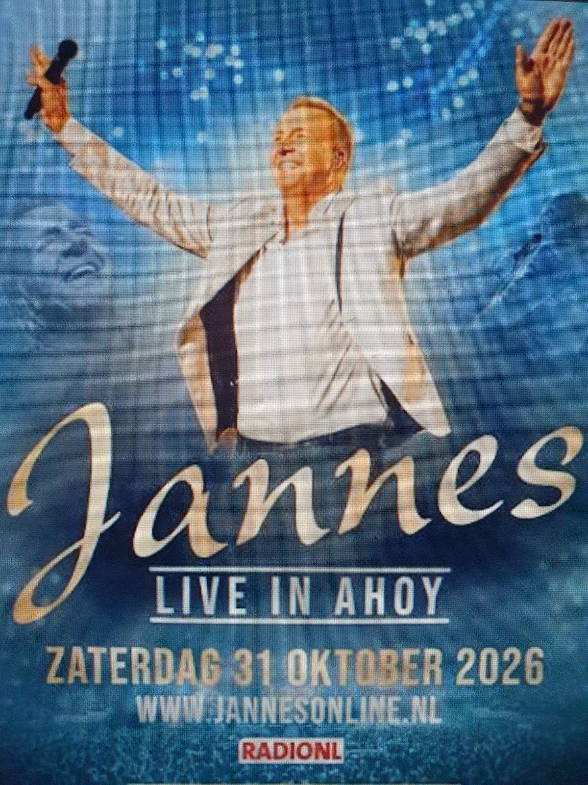 1 Ticket Jannes Live in Ahoy - zaterdag 31 oktober 2026, Tickets en Kaartjes, Eén persoon, Oktober