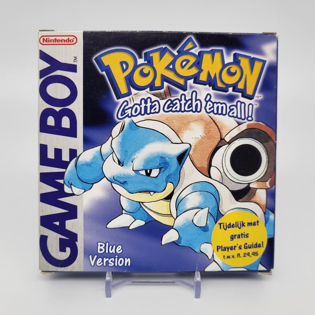 Pokemon Blue Version Nintendo Game Boy CIB EUR, Spelcomputers en Games, Games | Nintendo Game Boy, Avontuur en Actie, Gebruikt