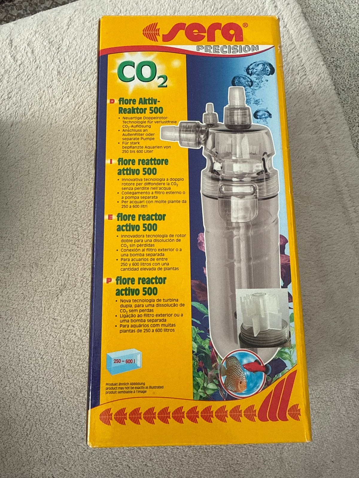 CO2 Sera Flore actieve reactor 500, Ophalen of Verzenden, Gebruikt, CO₂-systeem, Sera