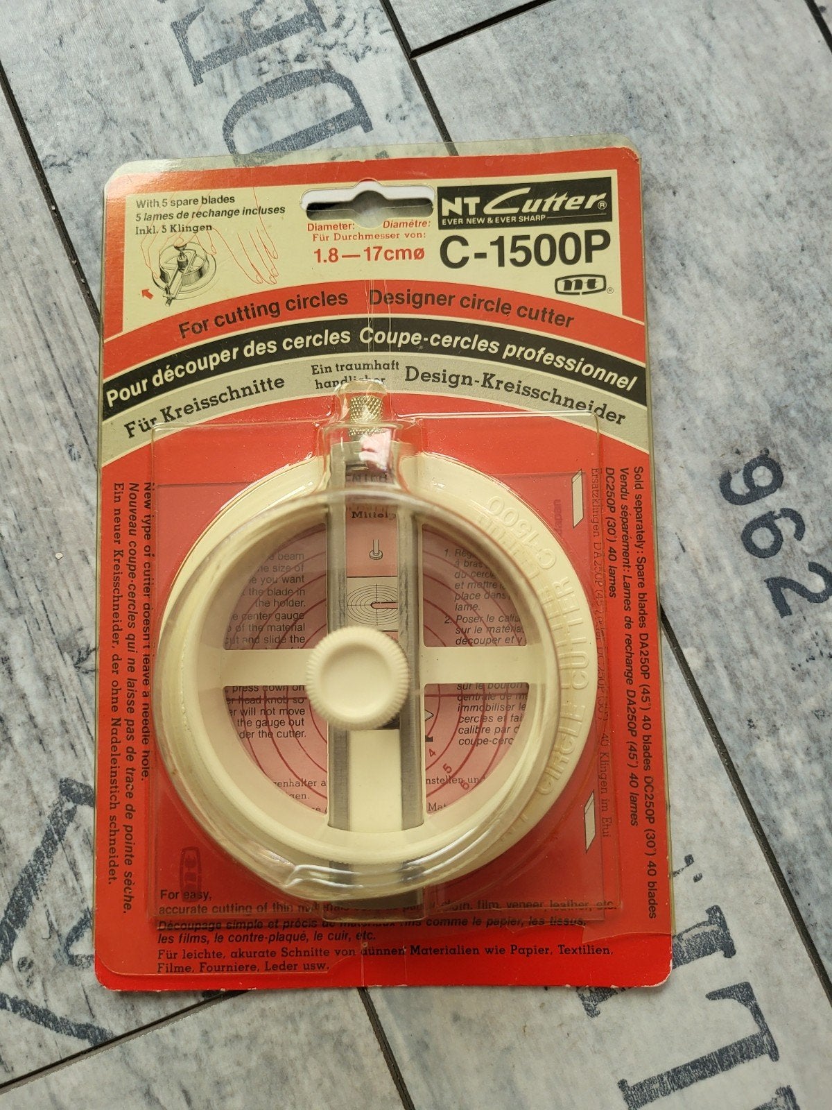 Originele NT Cutter C-1500P cirkel snijder, Ophalen, Zo goed als nieuw, Gereedschap of Toebehoren