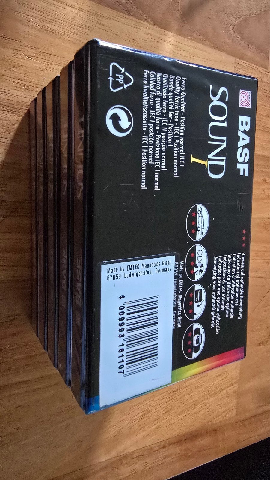 Nieuwe BASF Sound I cassetebandjes (5 stuks), 2 t/m 25 bandjes, Overige genres, Ophalen of Verzenden, Nieuw in verpakking
