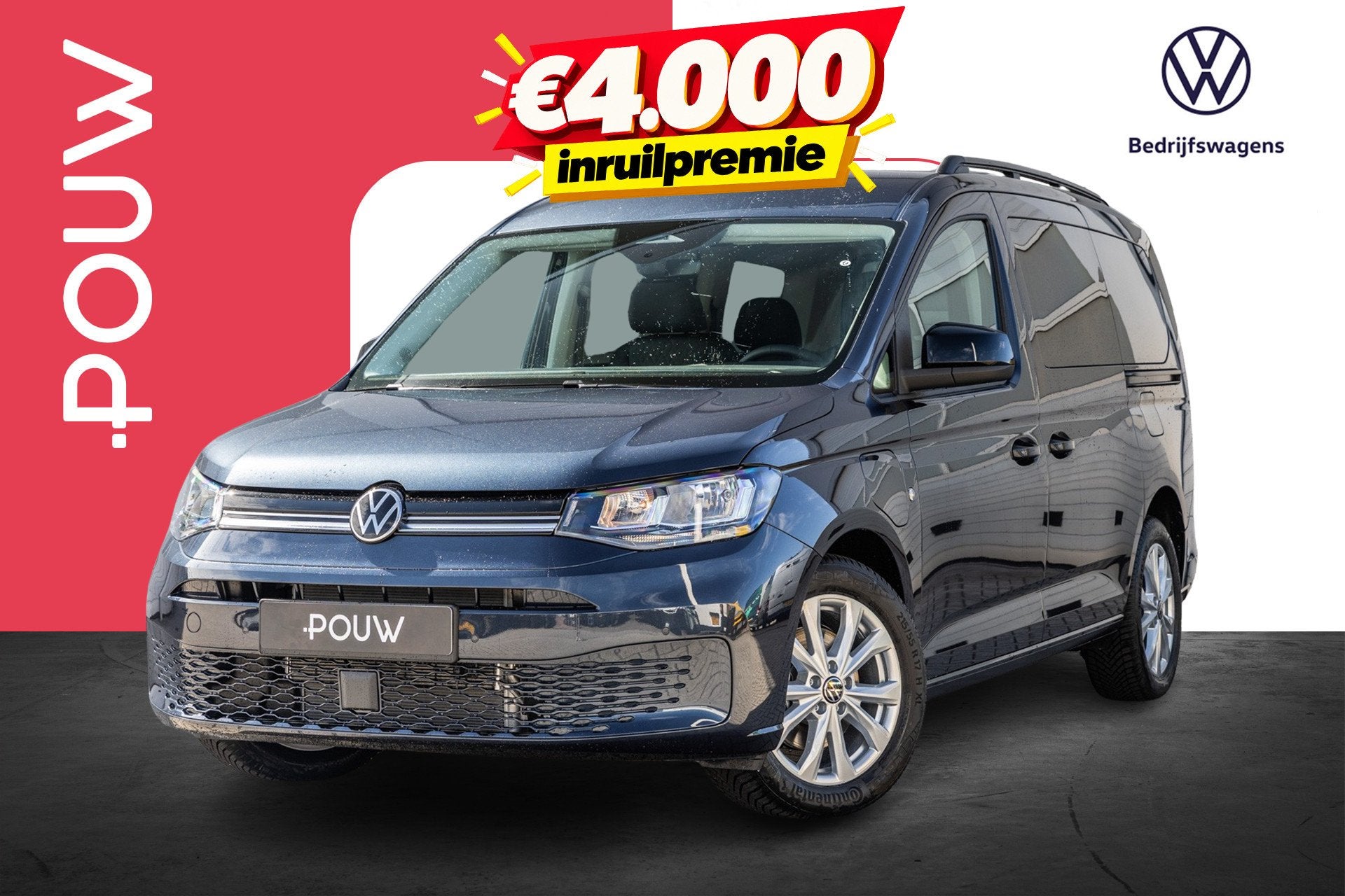 Volkswagen Caddy Kombi Maxi 1.5 TSI 150pk Hybride Life | Tre, Auto's, 12 maanden, Stof, 4 cilinders, 26 kWh