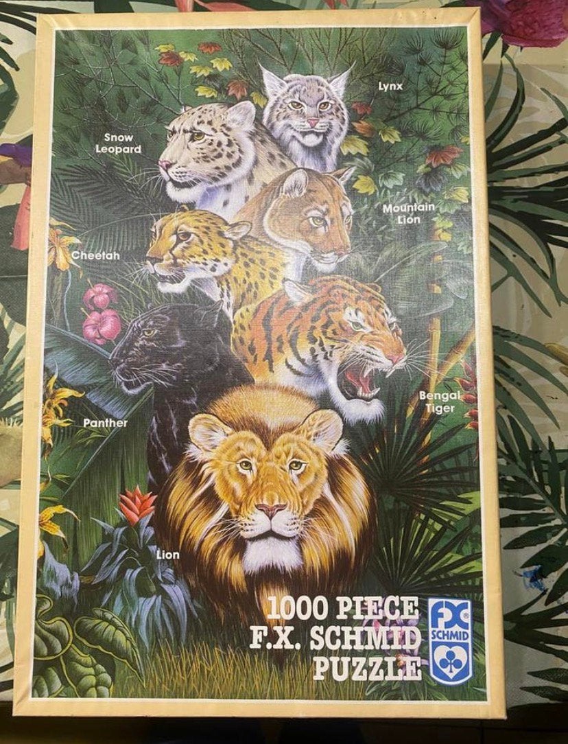 Puzzel schmid tijger, Hobby en Vrije tijd, Denksport en Puzzels, Ophalen, 500 t/m 1500 stukjes, Zo goed als nieuw