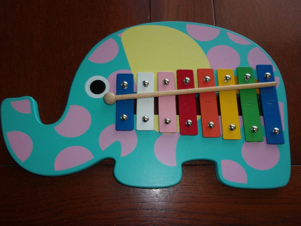 Houten XYLOFOON "OLIFANT" met metalen klankbord, Ophalen of Verzenden, Nieuw, Overige typen