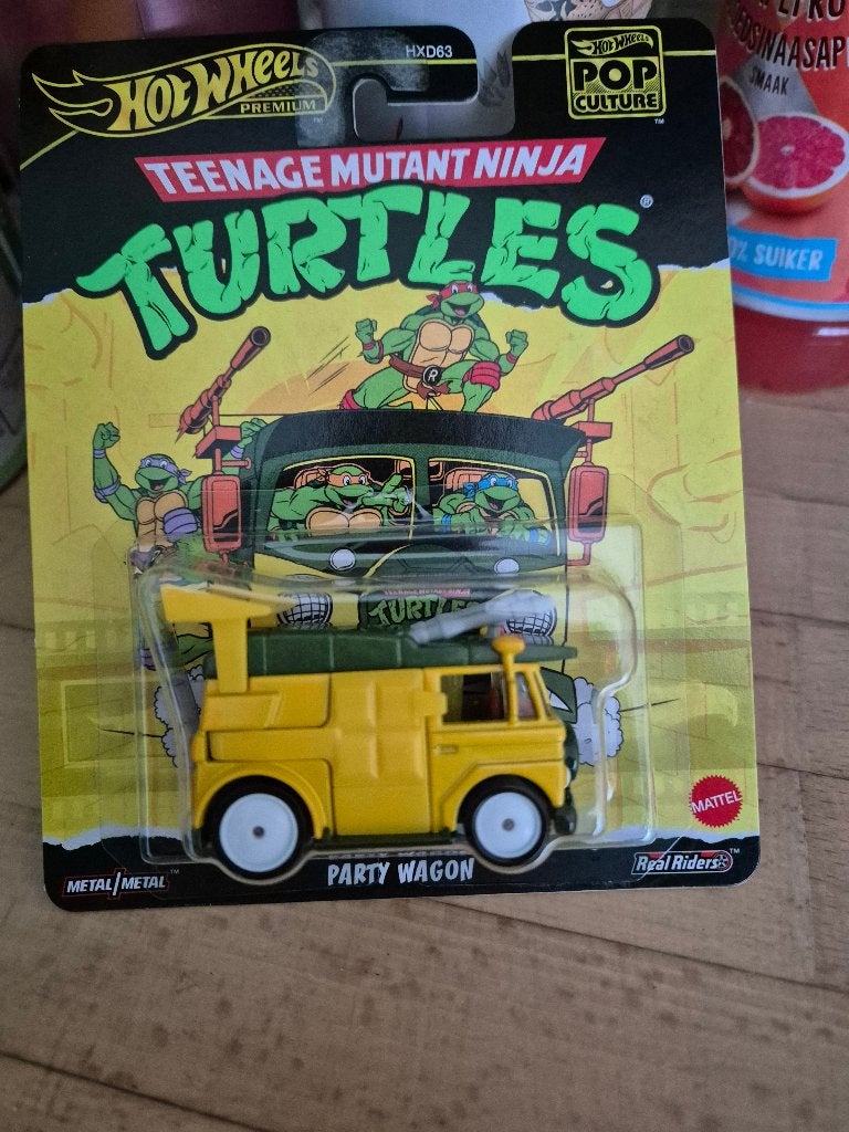 Hot Wheels party Wagon Teenage Mutant Ninja Turtles, Ophalen of Verzenden, Nieuw, Auto