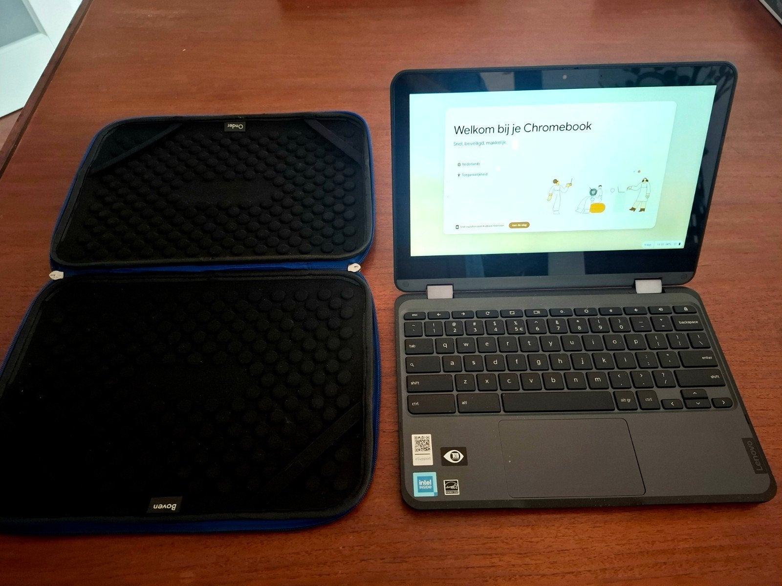 Lenovo chromebook 500e 11,6 HD touch, Ophalen, Lenovo chromebook, 32 GB of minder, 11 inch