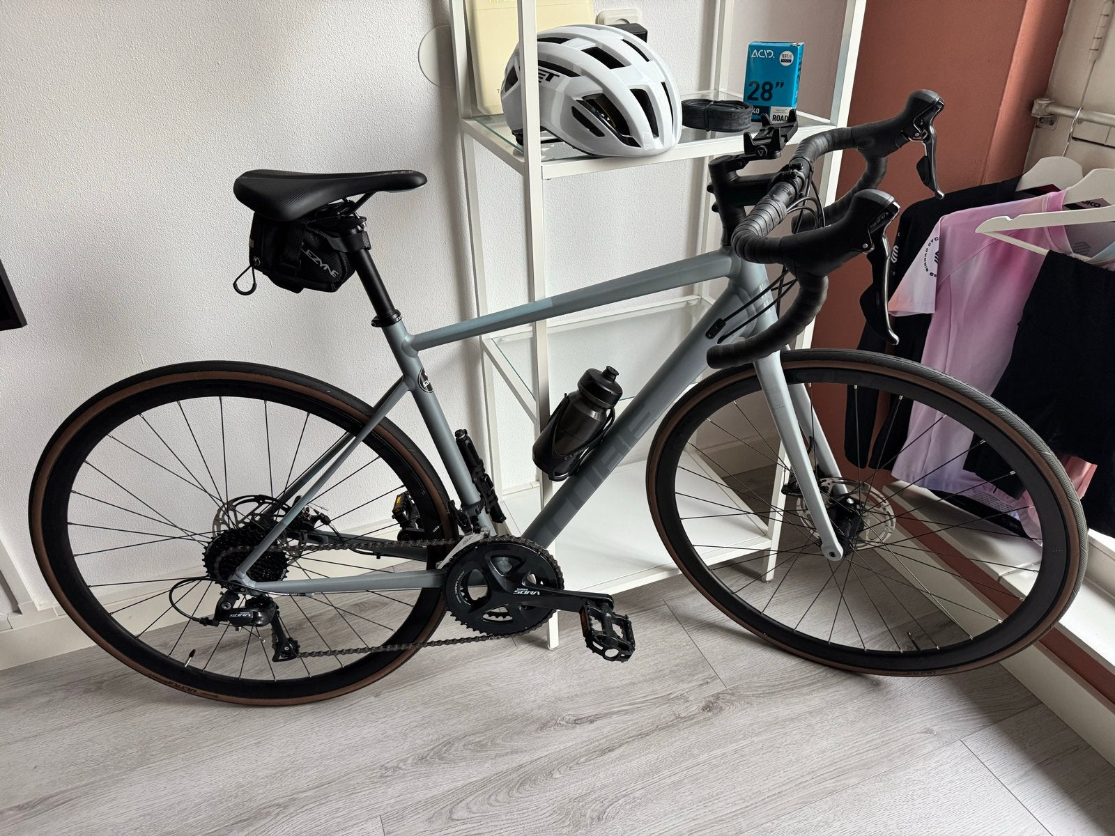 Complete Wielrenset: Cube Axial WS Pro met Accessoires, Ophalen, Zo goed als nieuw