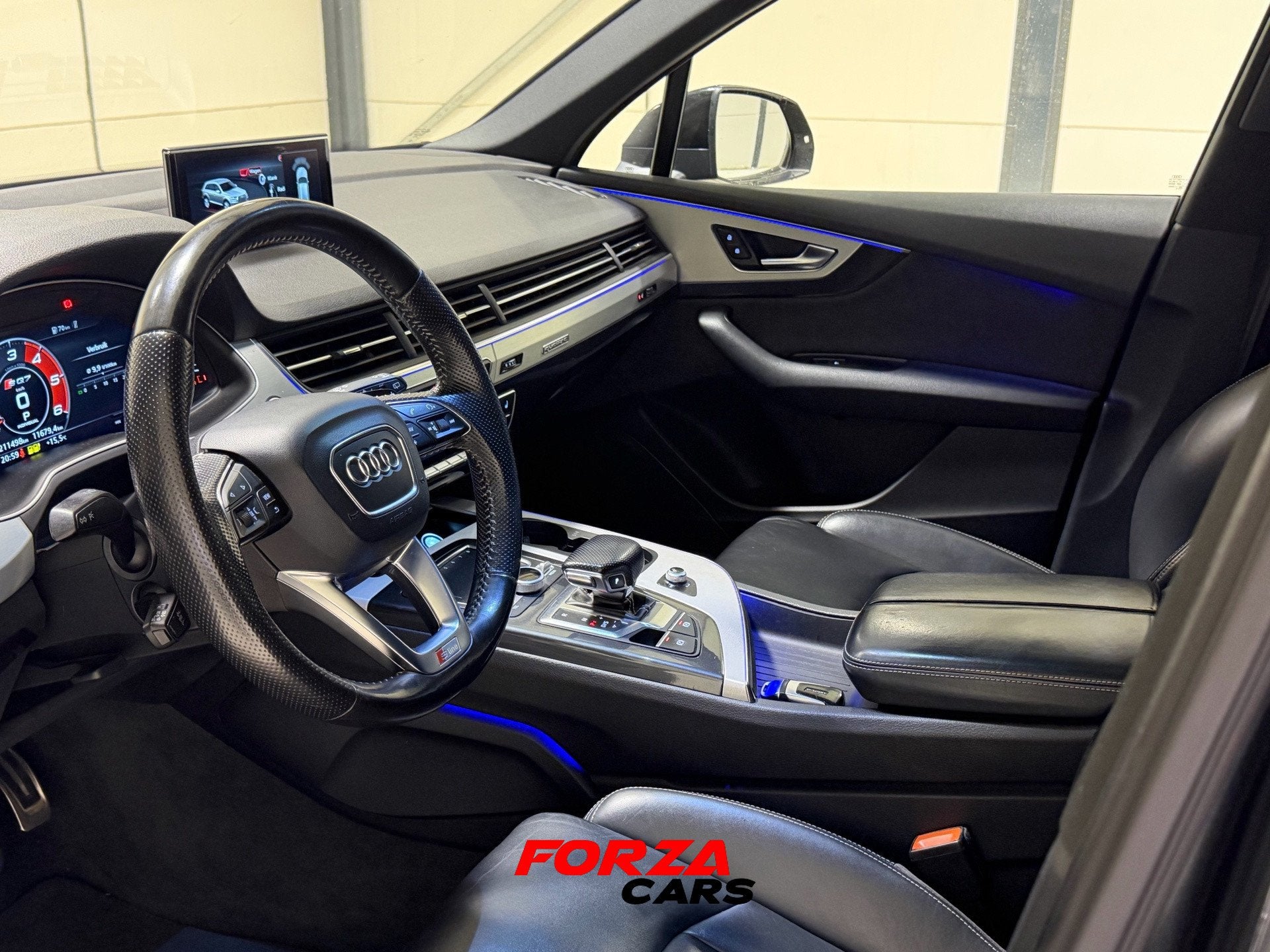 Audi Q7 3.0 TDI e-tron quattro Sport PANO | Luchtvering | 3x, Auto's, Automaat, Parkeerassistent, Gebruikt, 259 pk