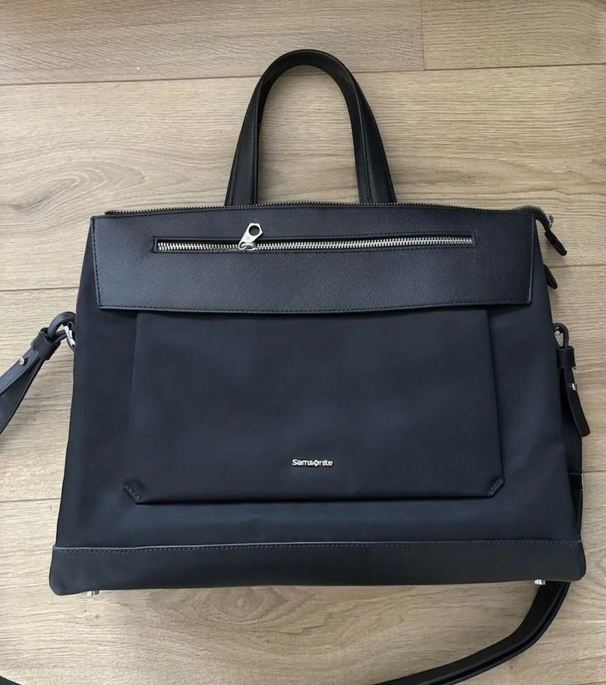 Samsonite Dames Laptoptas / Aktetas - Stijlvol & Functioneel, Ophalen of Verzenden, Zo goed als nieuw, Zwart, Overige typen