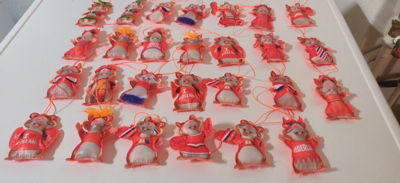 Oranje hamsters, Ophalen, Versiering, Oranje of Koningsdag